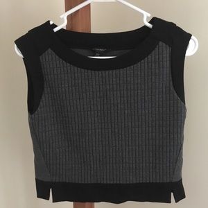 Banana Republic crop knit shell